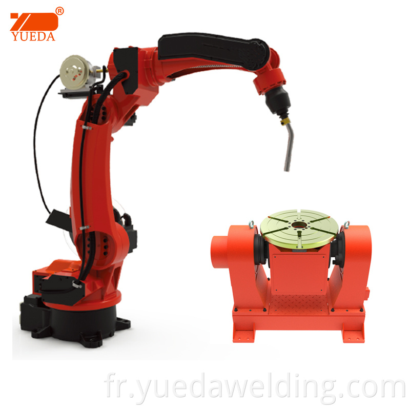 Système de robot de soudure laser YUEDA 6 AXIS / revêtement automatique au laser robotique